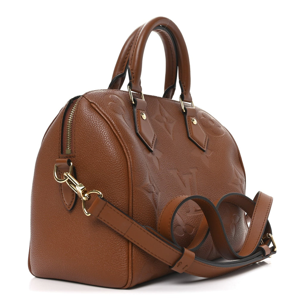 Empreinte Monogram Giant Speedy Bandouliere 25 Cognac