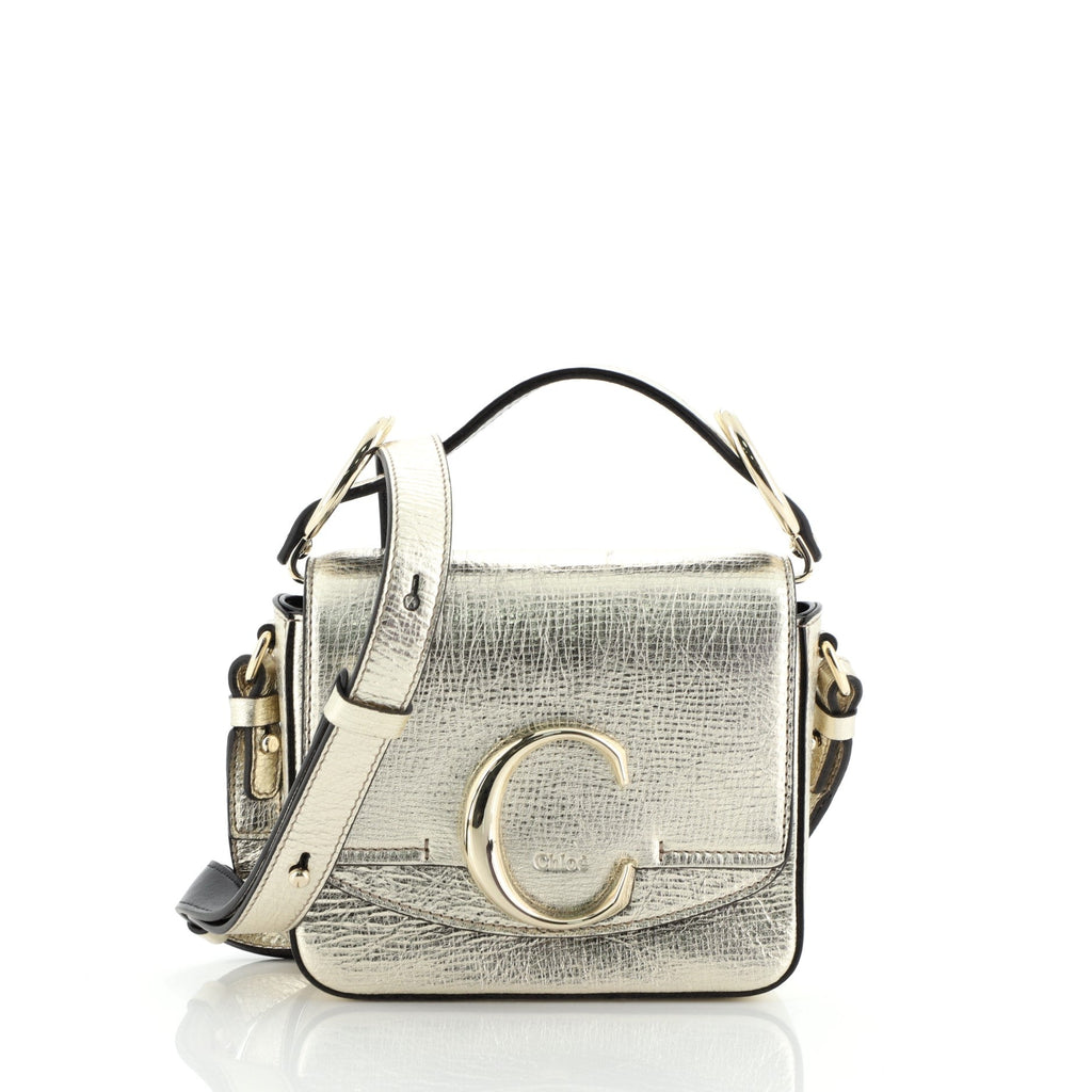 C Double Carry Bag Leather Mini