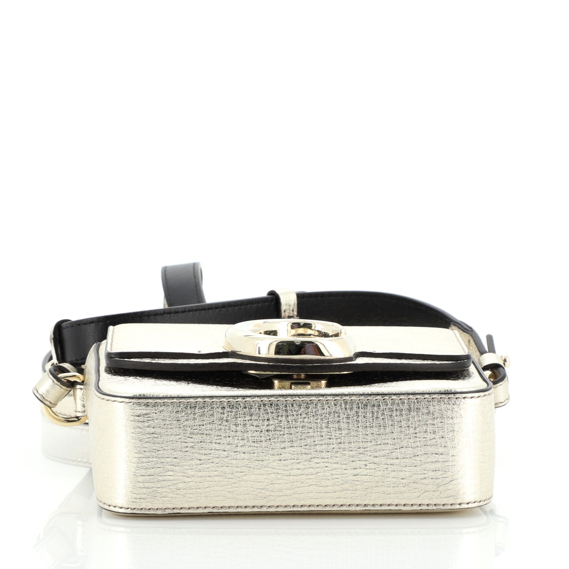 C Double Carry Bag Leather Mini