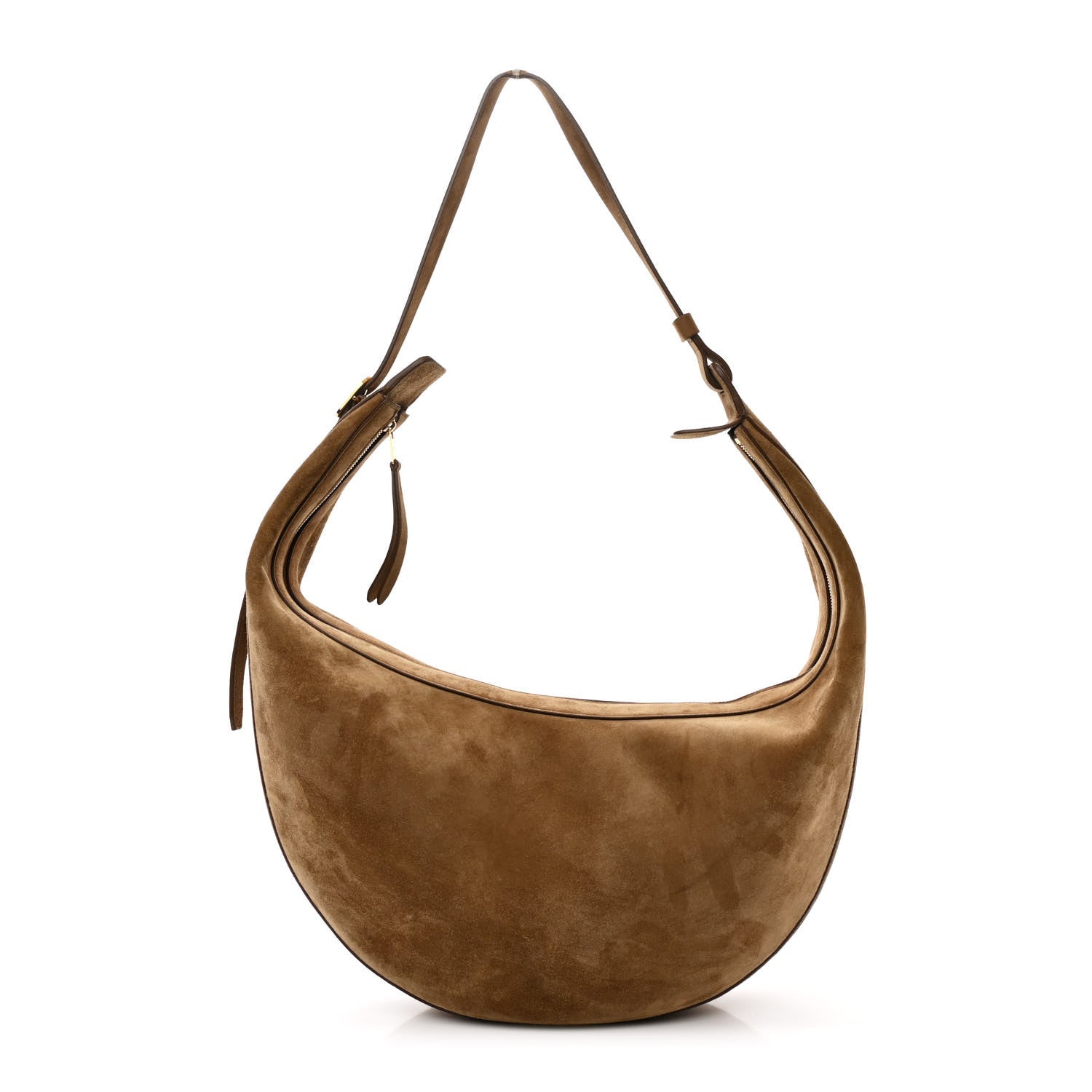 Suede Augustina Hobo Toffee