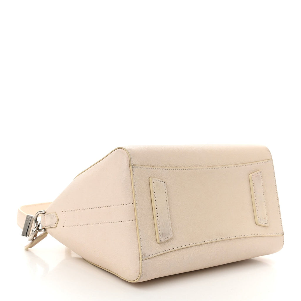 Sugar Goatskin Small Antigona Off White