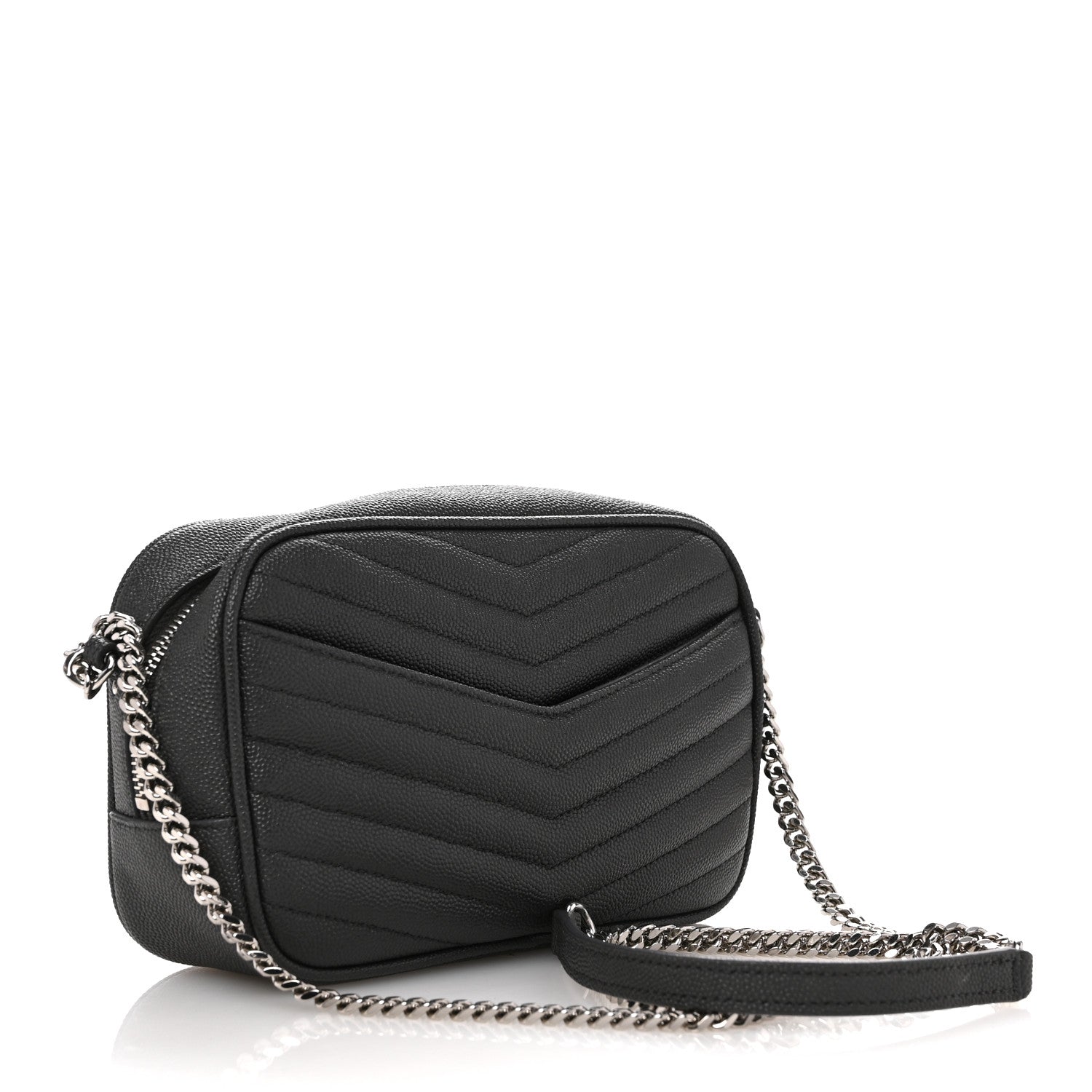 Grain De Poudre Matelasse Monogram Mini Lou Camera Bag Asphalt
