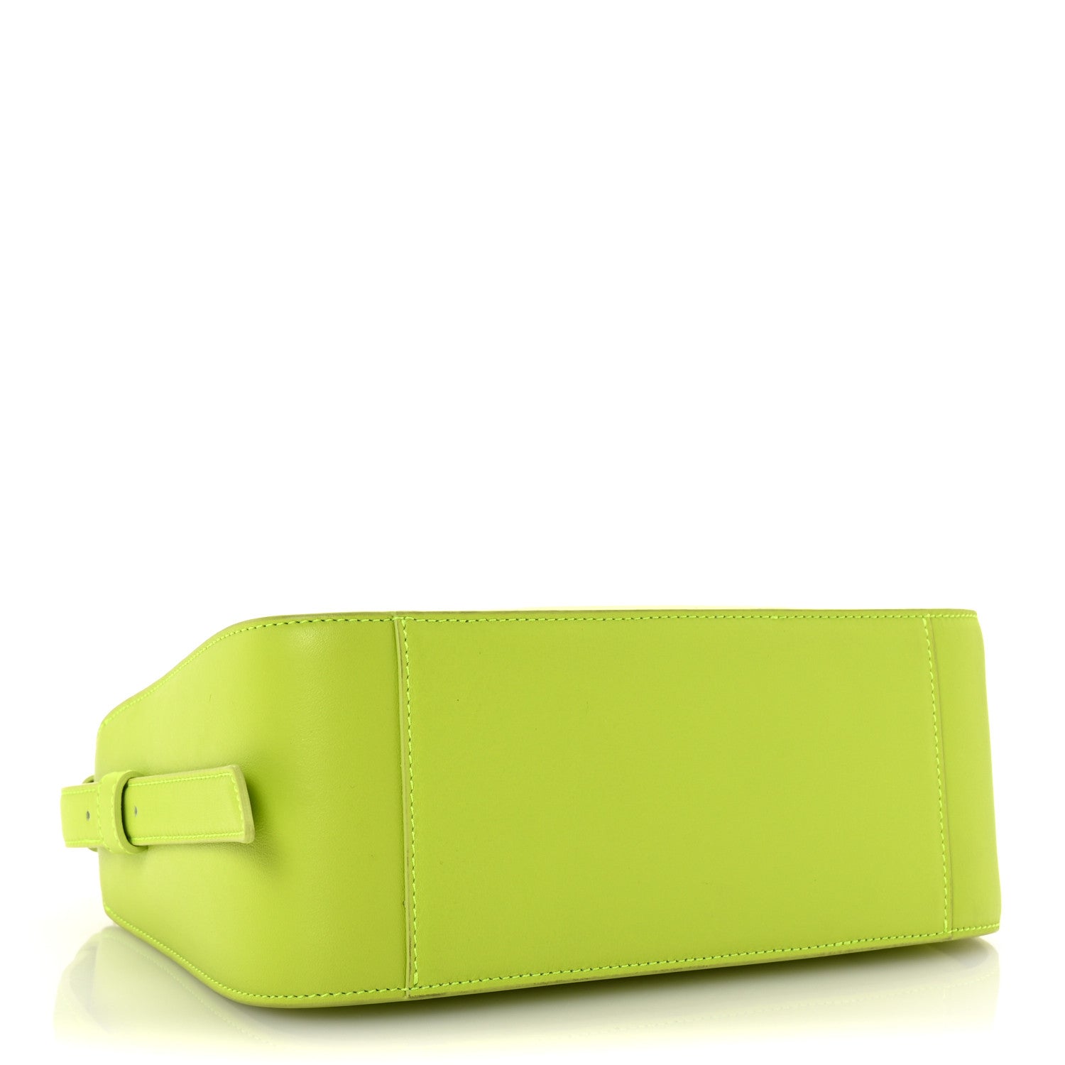 Calfskin Ottomar Small Aren Flap Hobo Acid Green