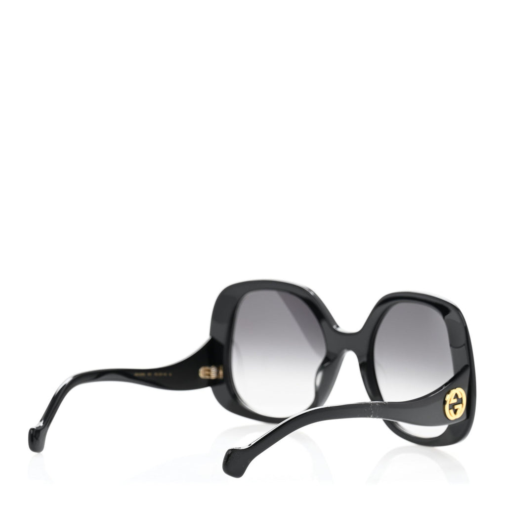 Acetate Square Frame Sunglasses GG1235S Black