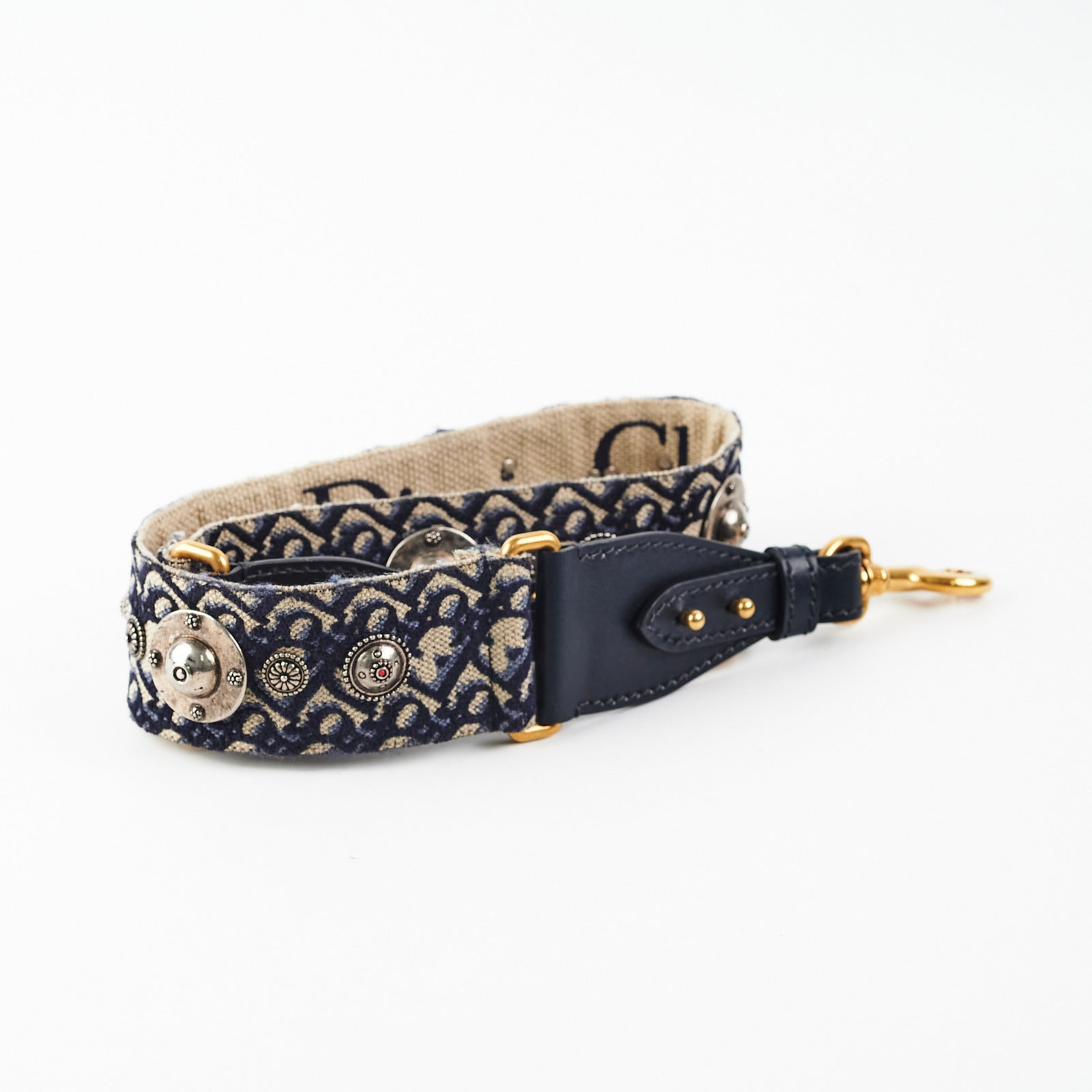 Dior Oblique Studded Strap