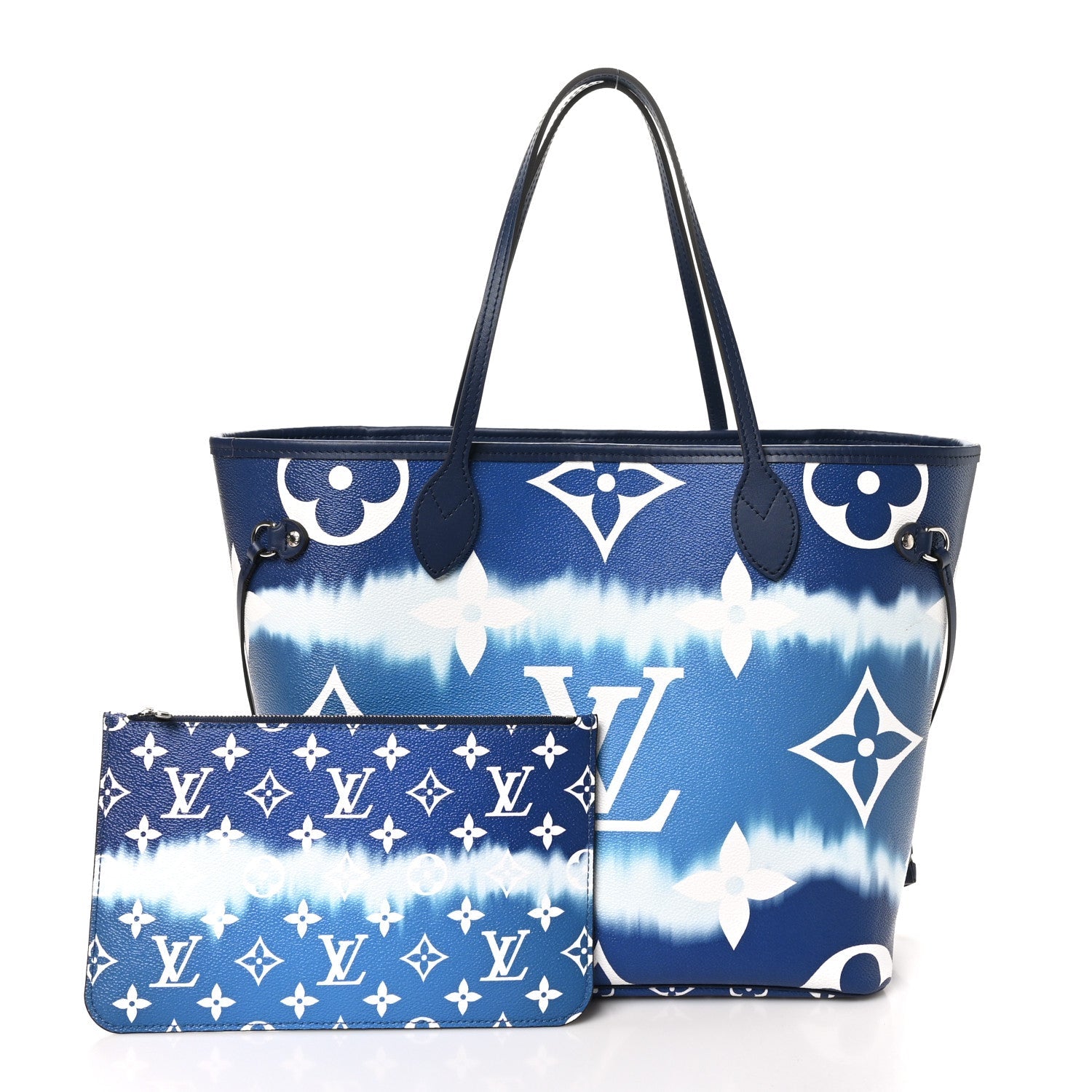 Monogram Escale Neverfull MM Blue