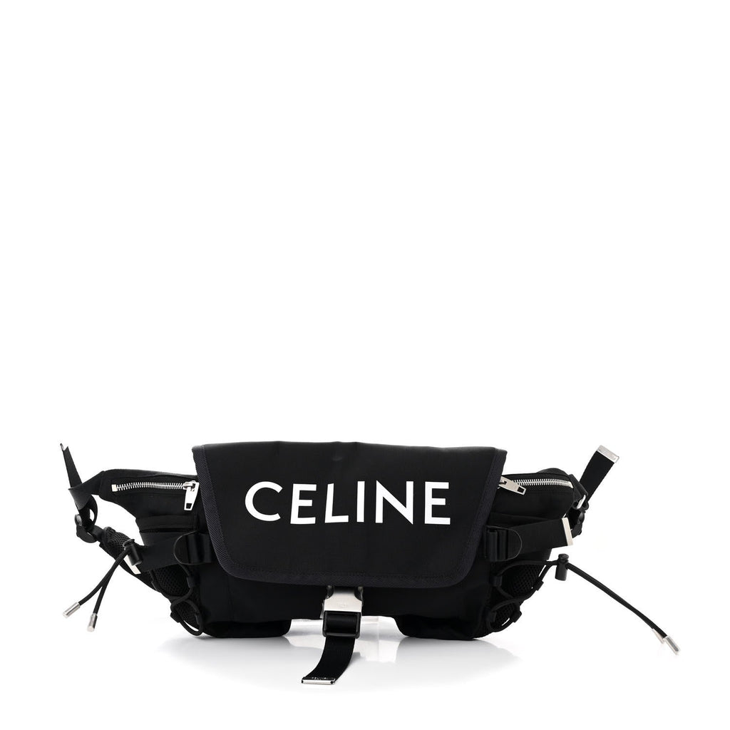 Canvas Trekking Messenger Bag Black
