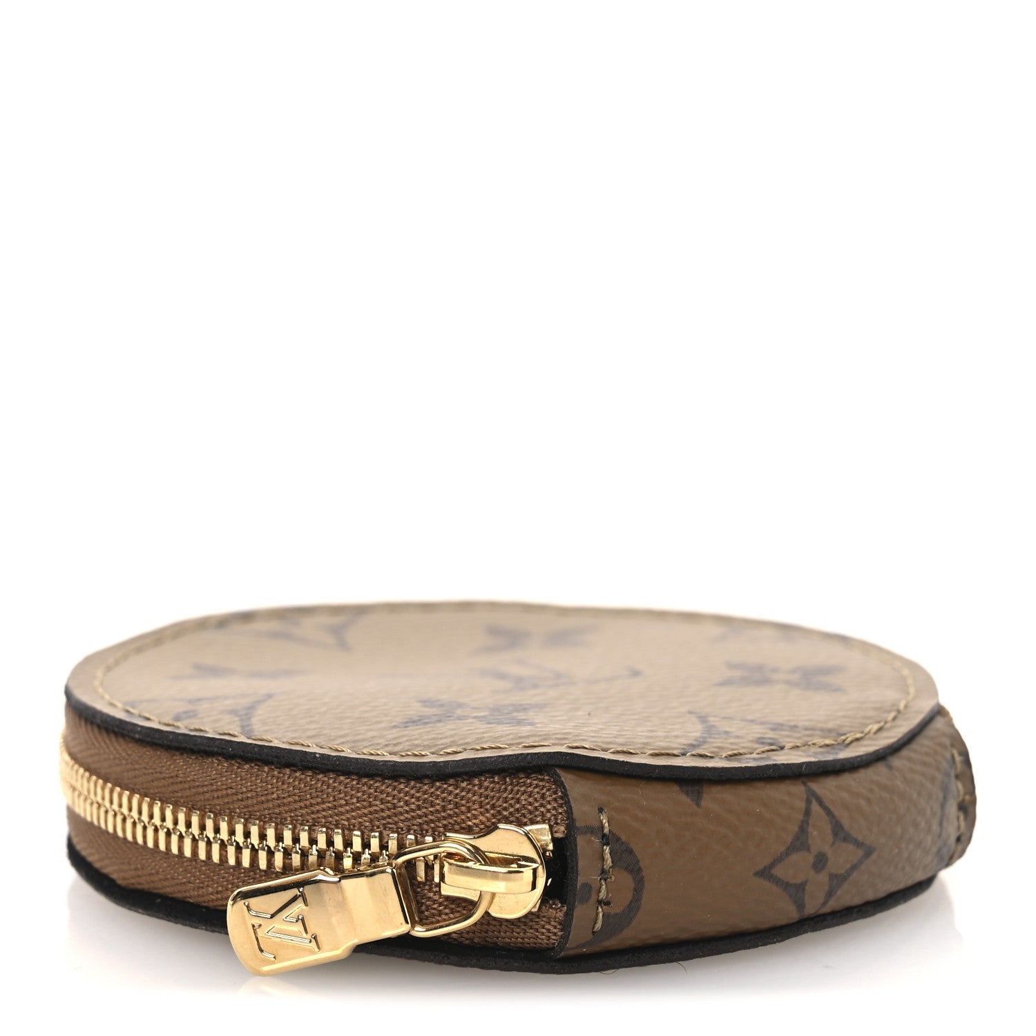 Reverse Monogram Bandouliere Round Coin Purse