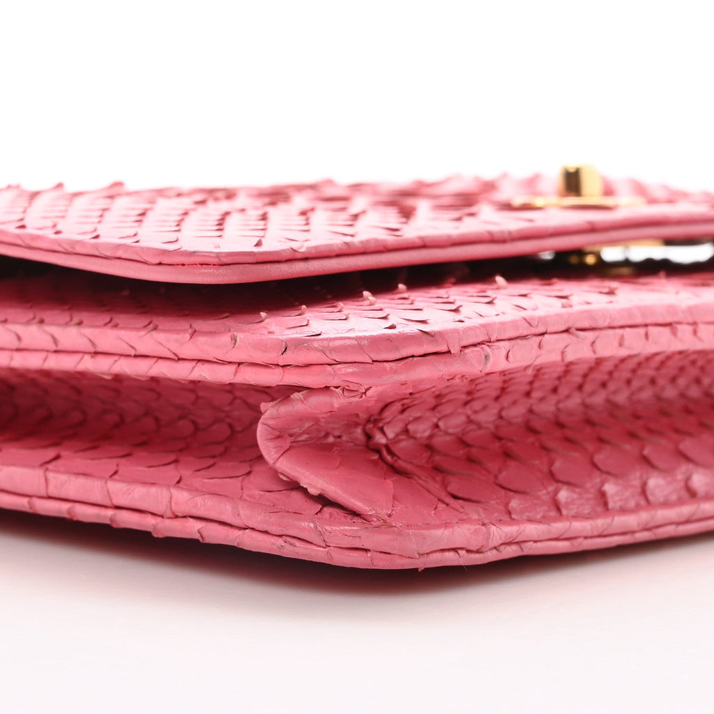 Snakeskin Wallet On Chain WOC Pink