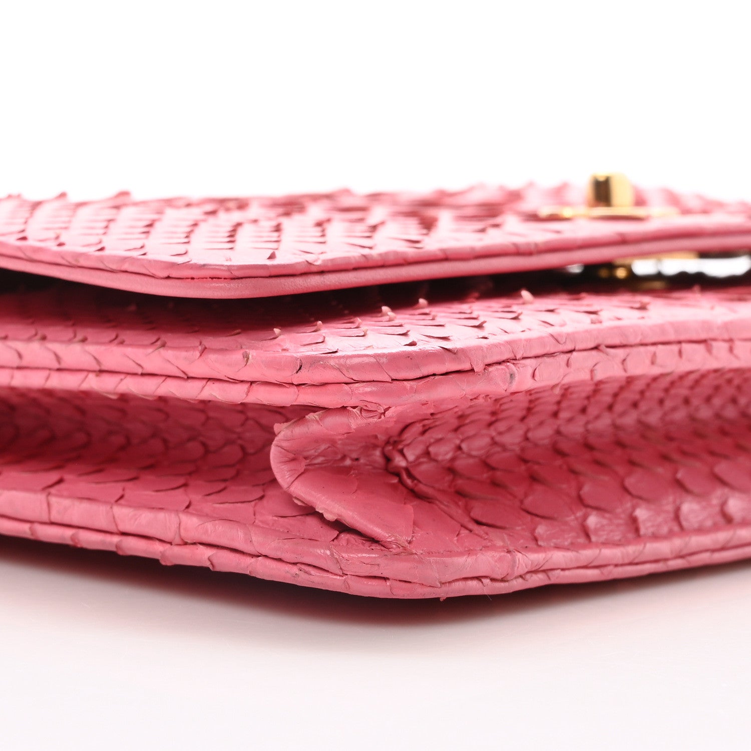 Snakeskin Wallet On Chain WOC Pink