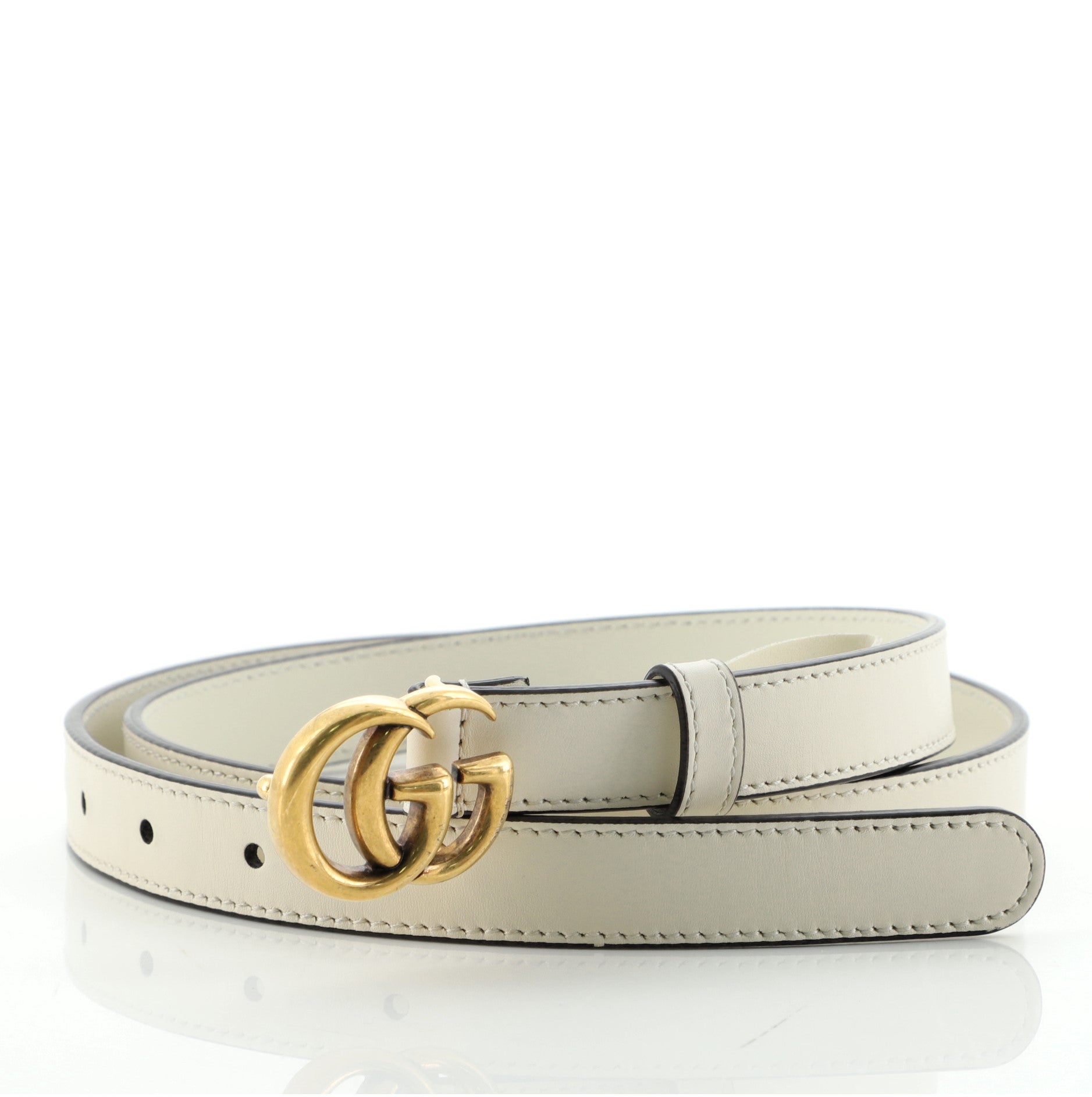 GG Marmont Belt Leather Thin 90
