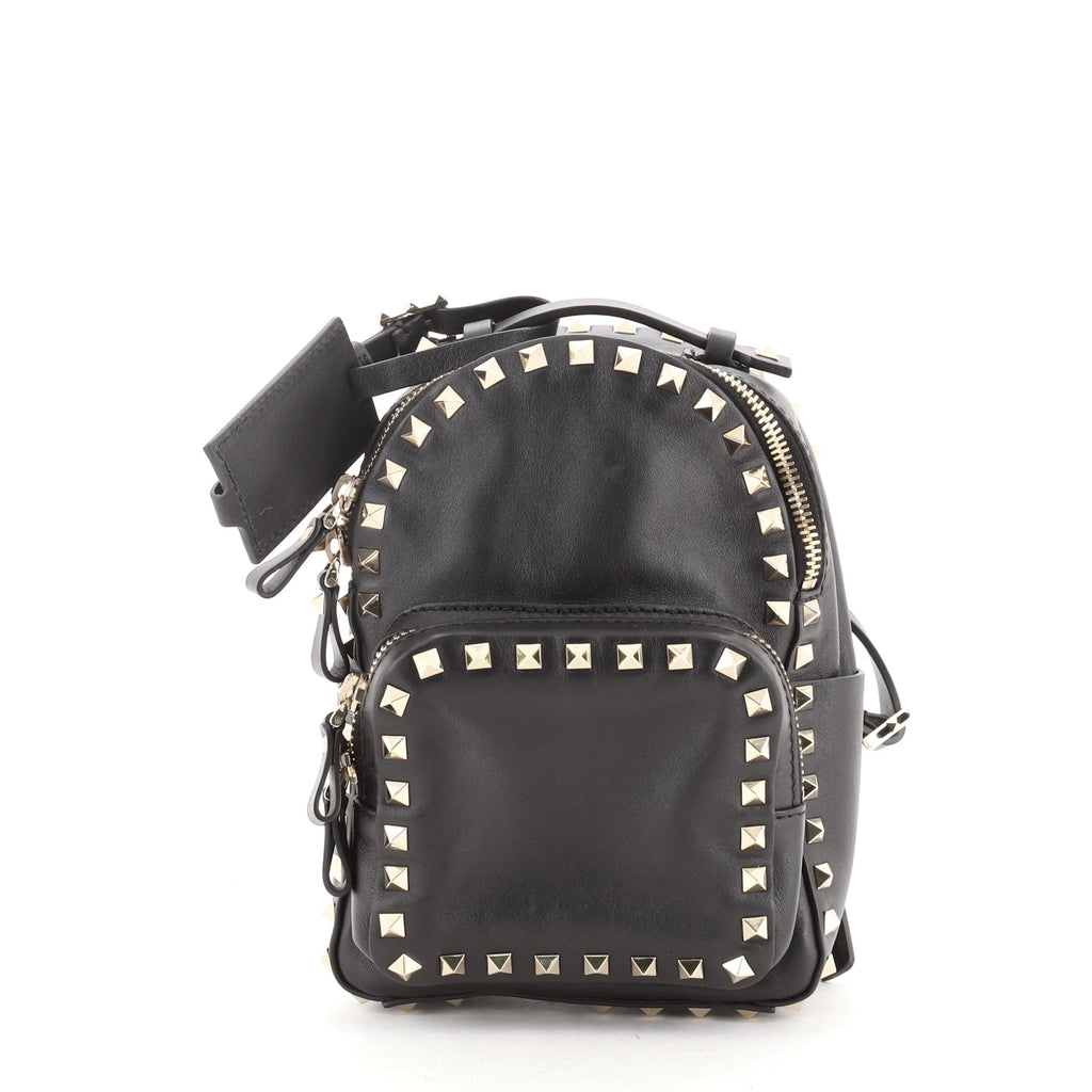 Rockstud Backpack Leather Mini