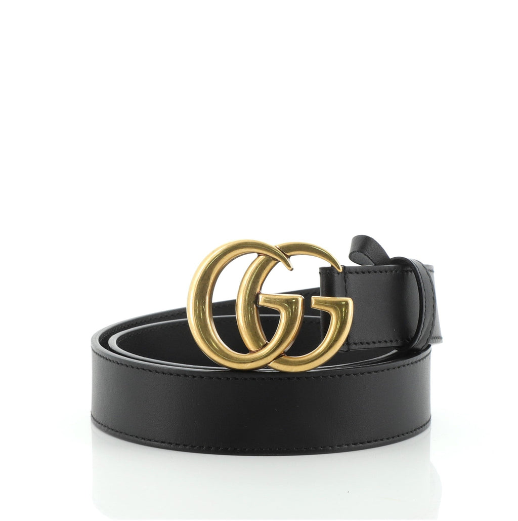 GG Marmont Belt Leather Medium 75