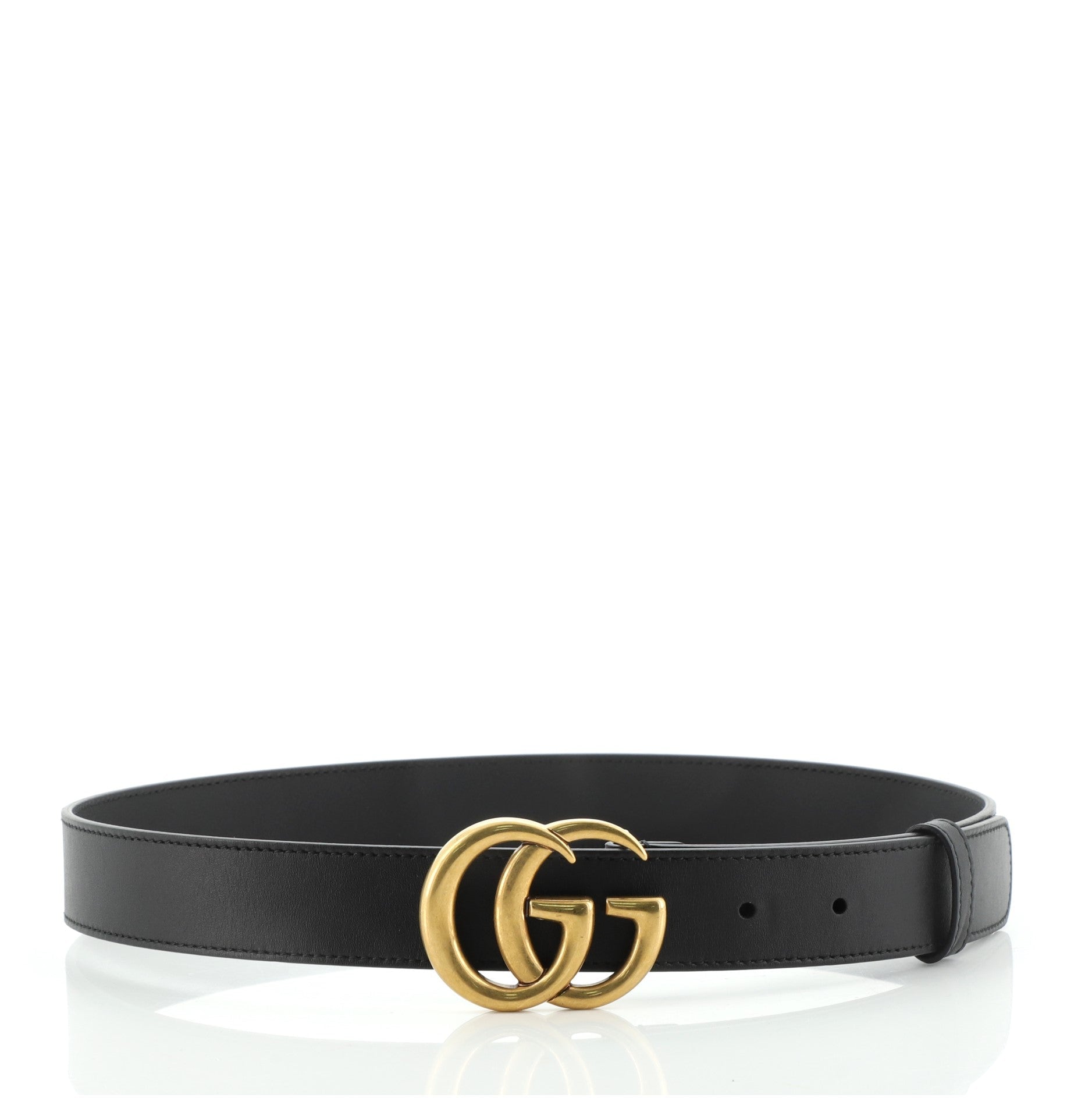 GG Marmont Belt Leather Medium 75