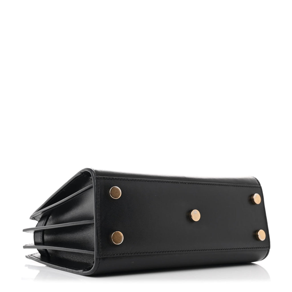 Calfskin Nano Sac De Jour Black