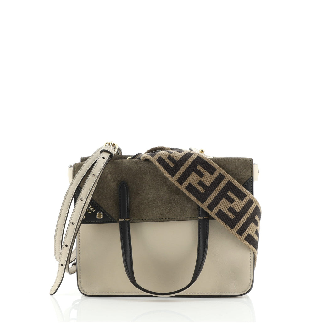 Flip Grace Convertible Tote Leather with Suede Mini
