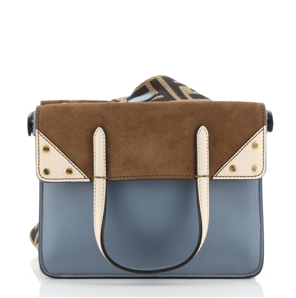 Flip Grace Convertible Tote Leather with Suede Mini