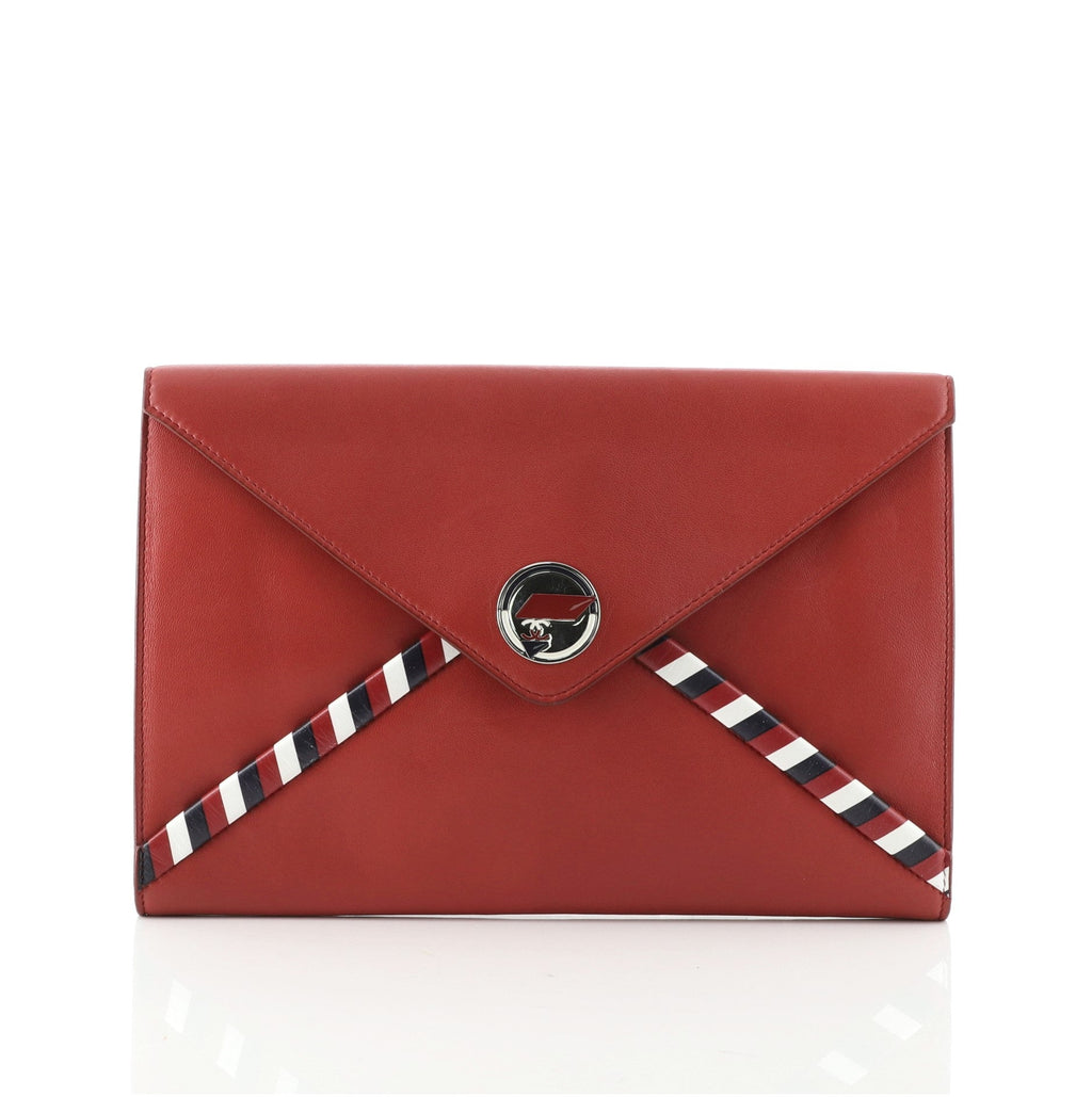 Airlines Envelope Clutch Lambskin Medium