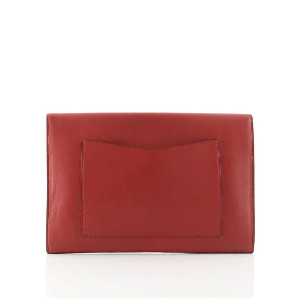Airlines Envelope Clutch Lambskin Medium