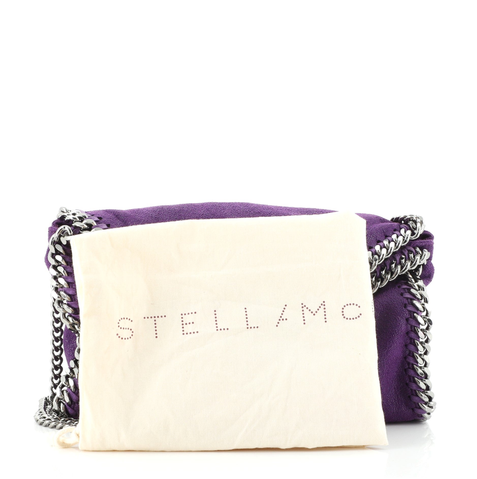 Falabella Fold Over Crossbody Bag Shaggy Deer Mini