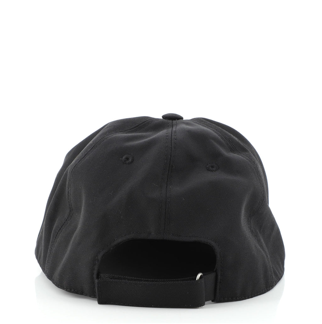 Logo Baseball Cap Embroidered Canvas Large