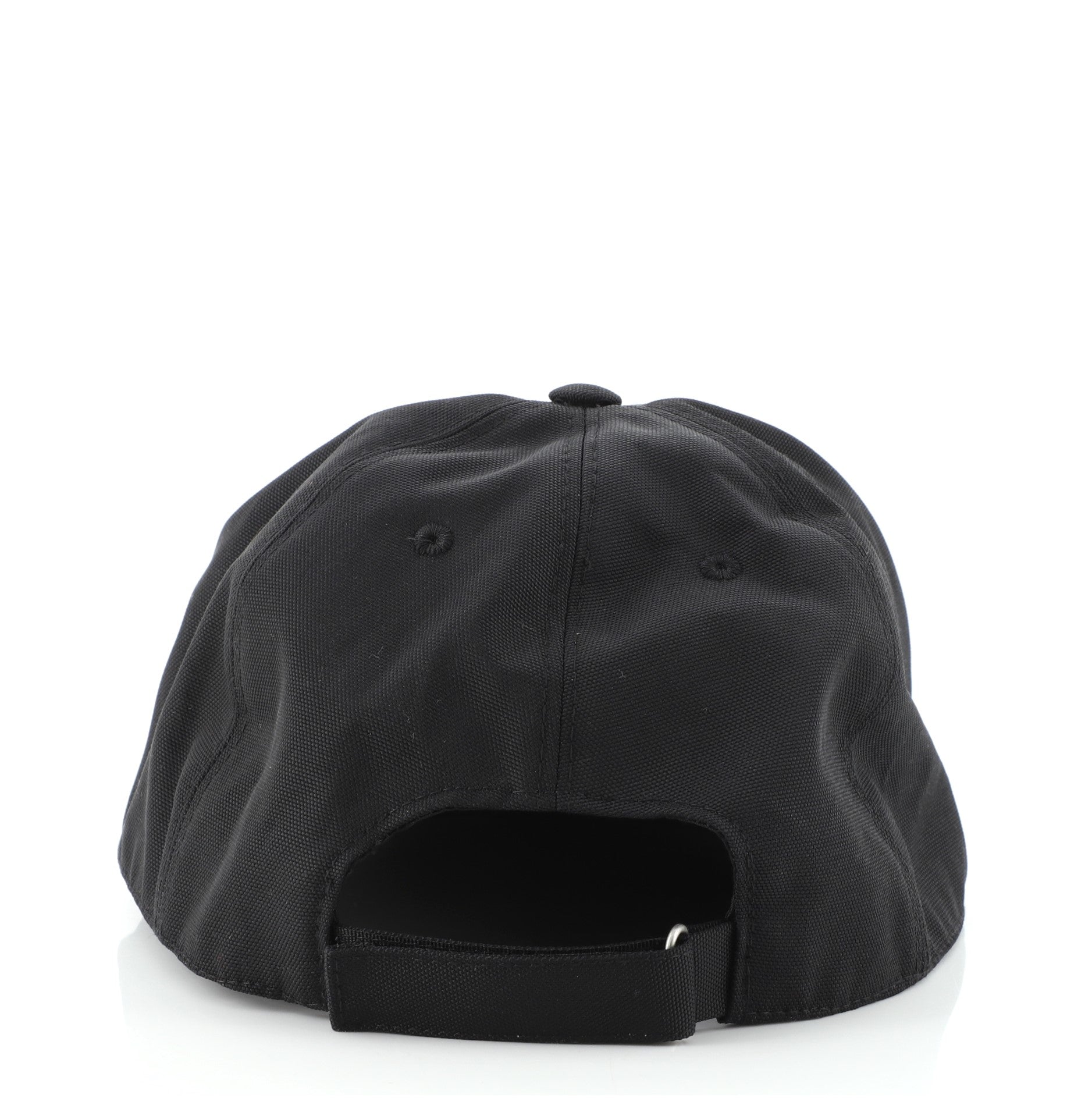 Logo Baseball Cap Embroidered Canvas Large