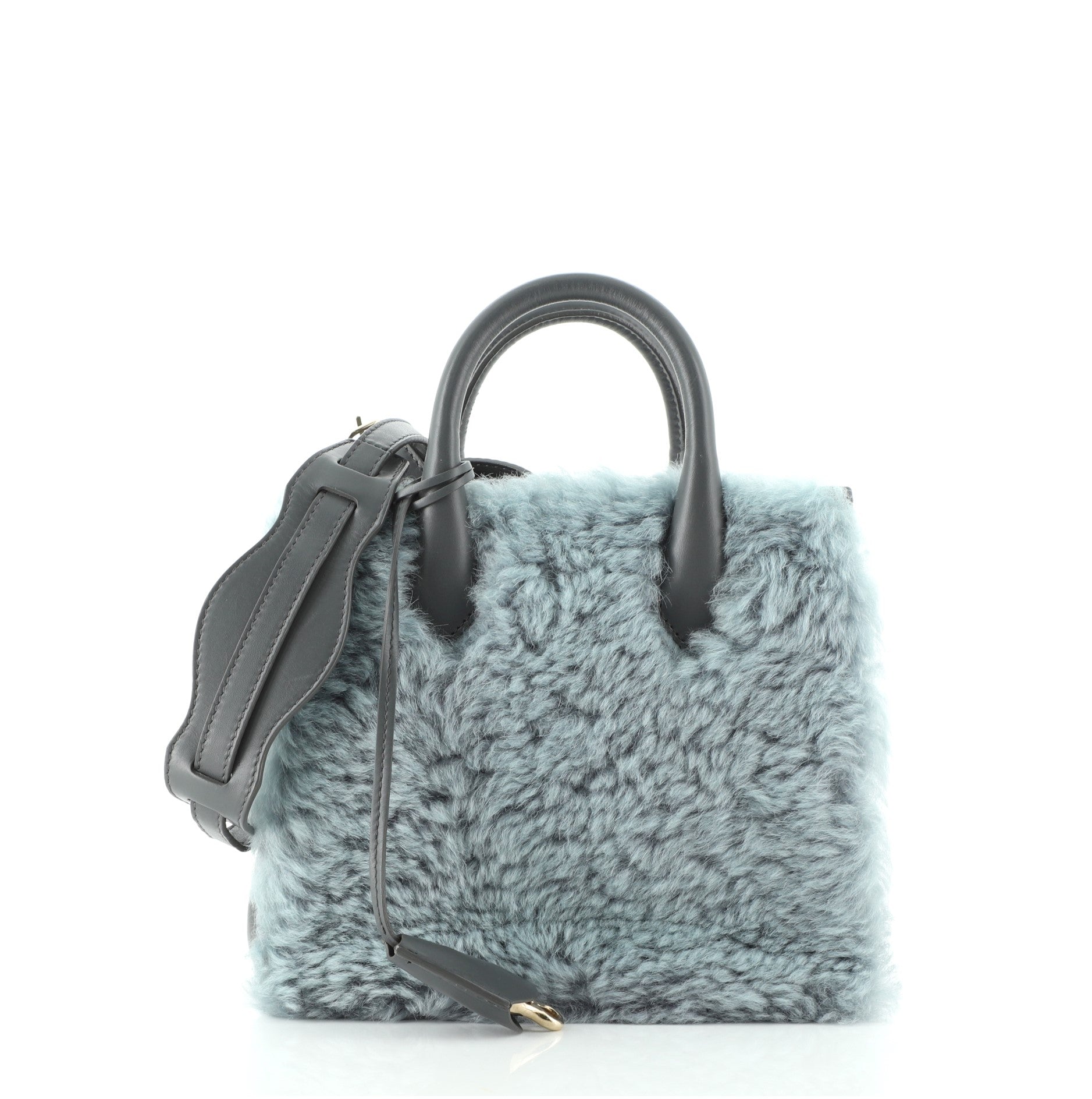Nude All Afternoon Tote Fur with Leather Mini