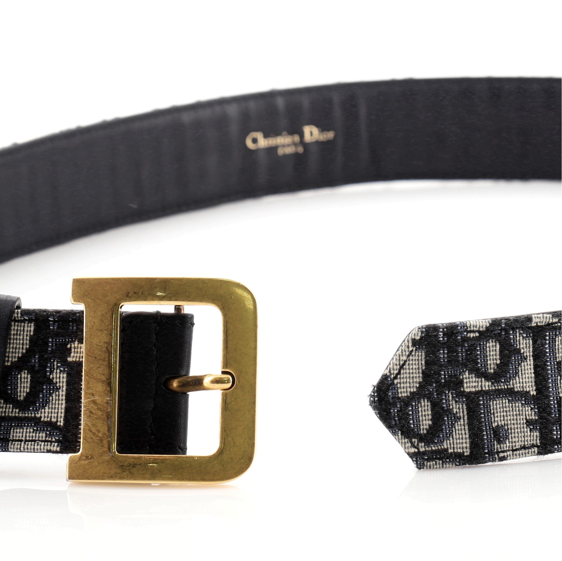 Diorquake Belt Oblique Canvas Wide 85