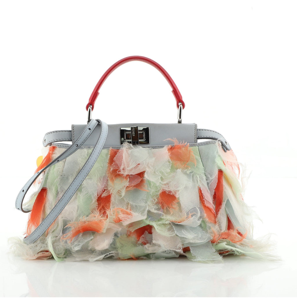 Peekaboo Bag Organza Feather Mini