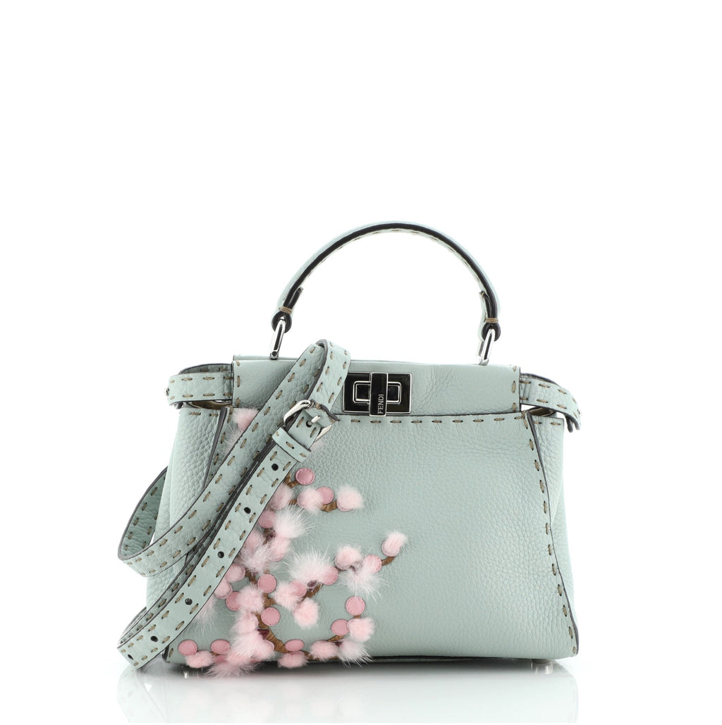 Sakura Selleria Peekaboo Leather with Fur Mini