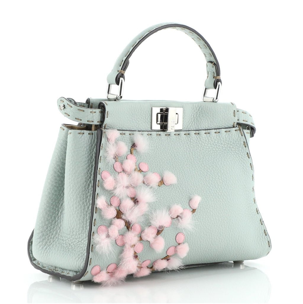 Sakura Selleria Peekaboo Leather with Fur Mini