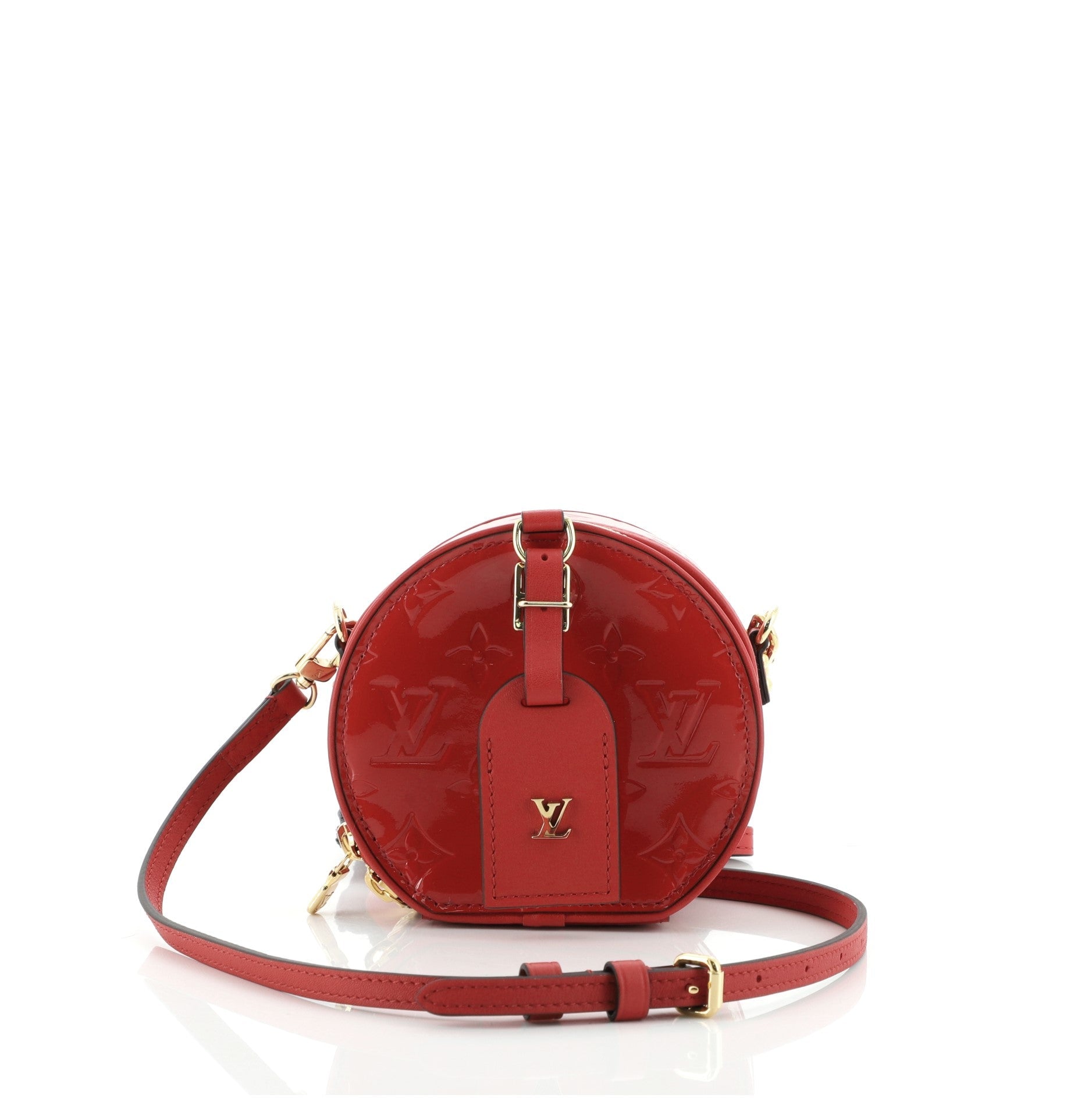 Mini Boite Chapeau Bag Monogram Vernis