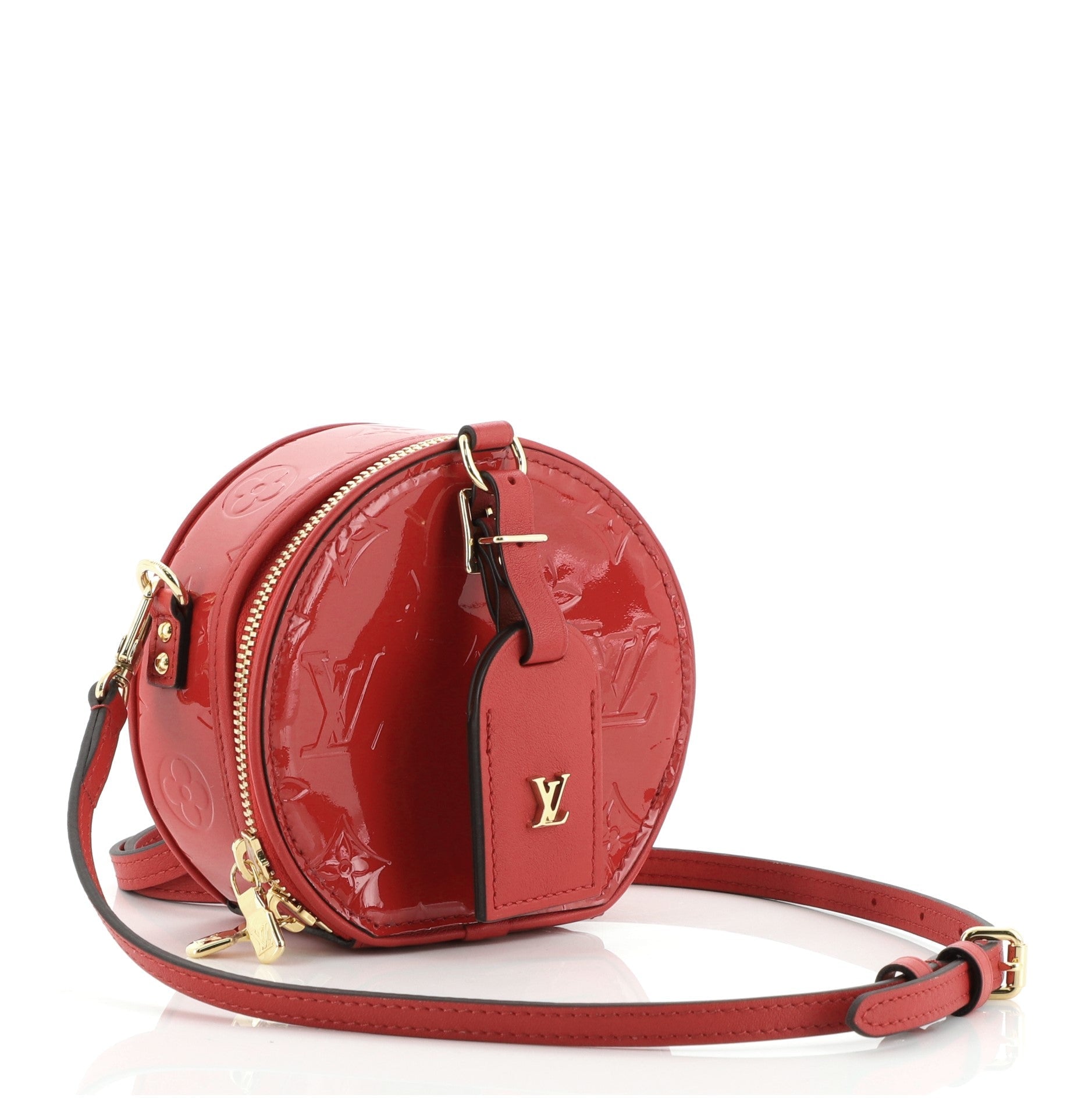 Mini Boite Chapeau Bag Monogram Vernis