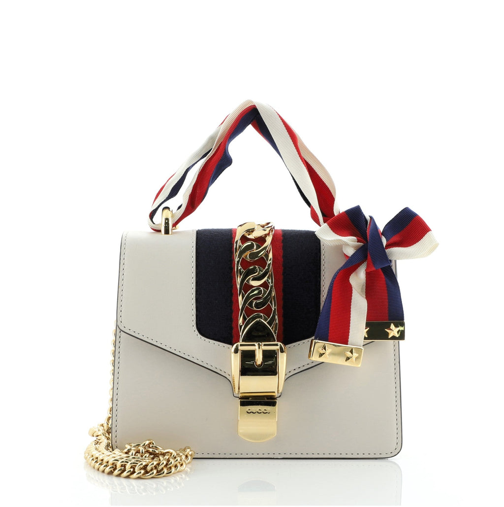 Sylvie Top Handle Bag Leather Mini