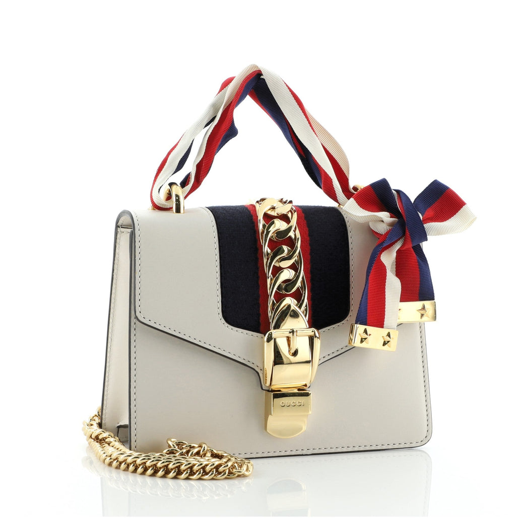 Sylvie Top Handle Bag Leather Mini