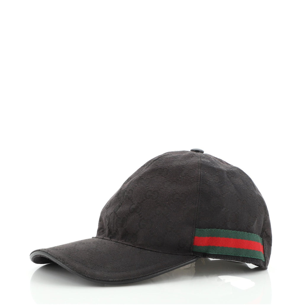 Web Baseball Cap GG Canvas Large