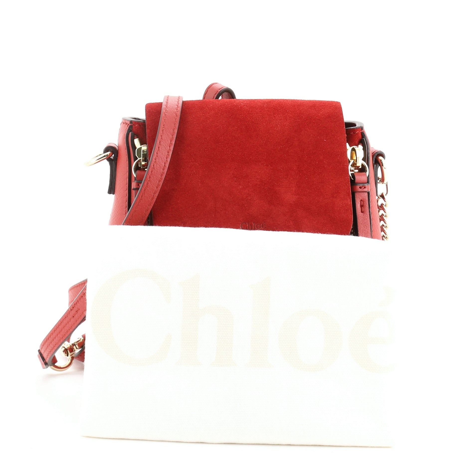 Faye Backpack Leather and Suede Mini