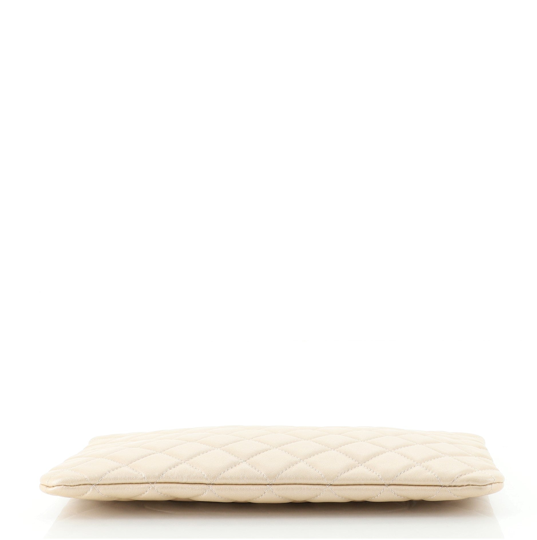 O Case Clutch Quilted Iridescent Lambskin Medium
