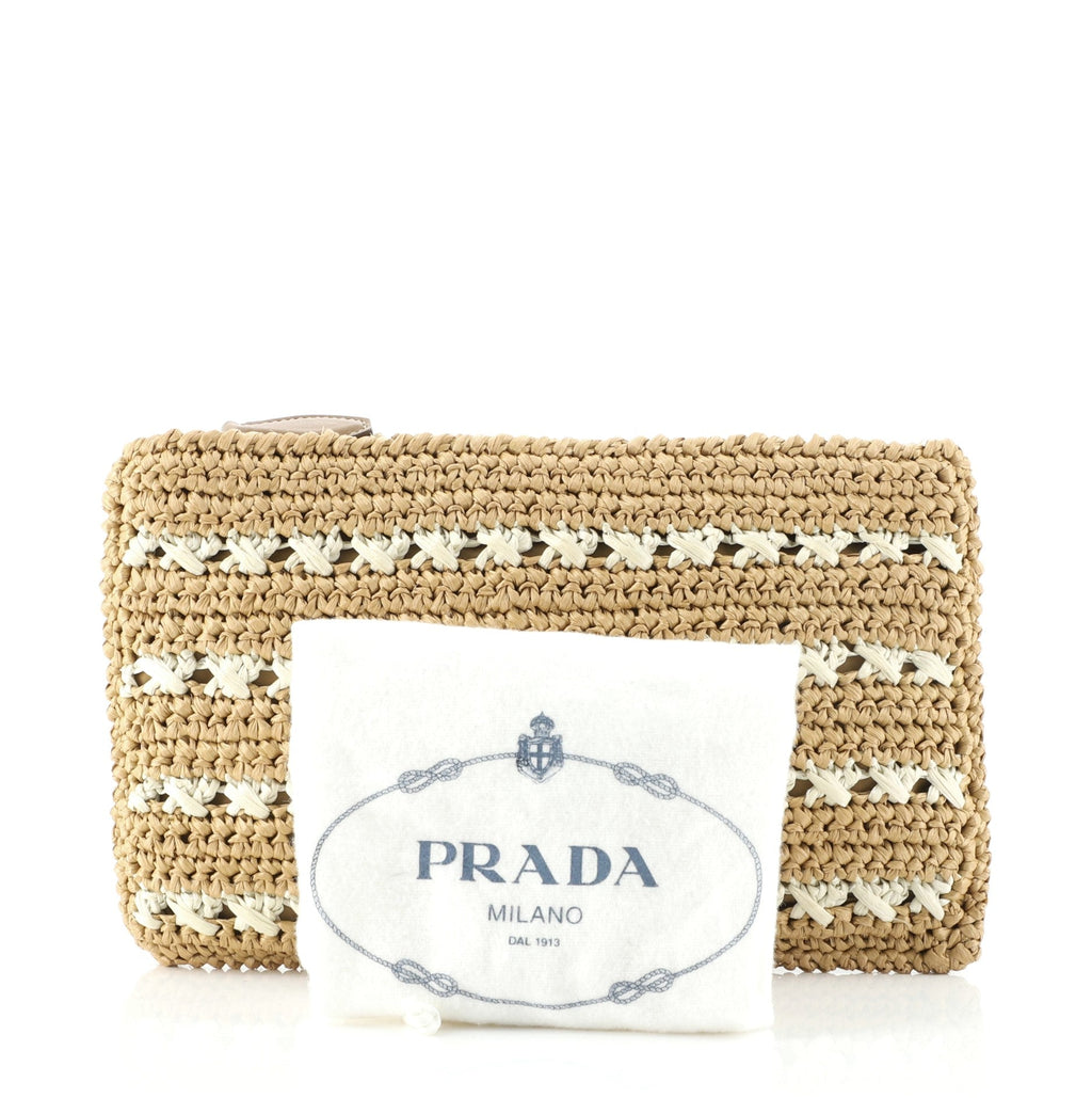 Clutch Bag Raffia Crochet Small