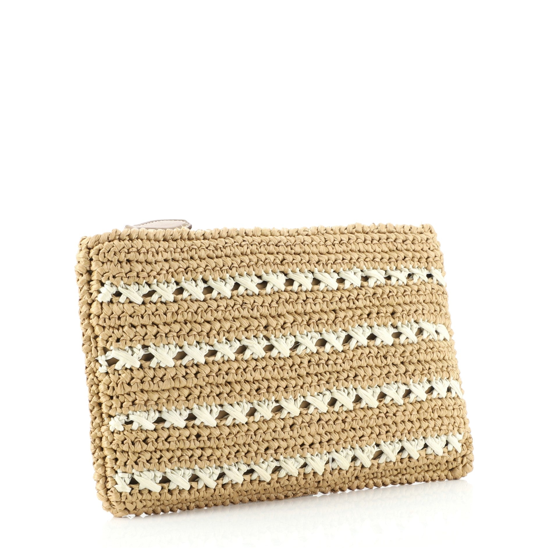 Clutch Bag Raffia Crochet Small