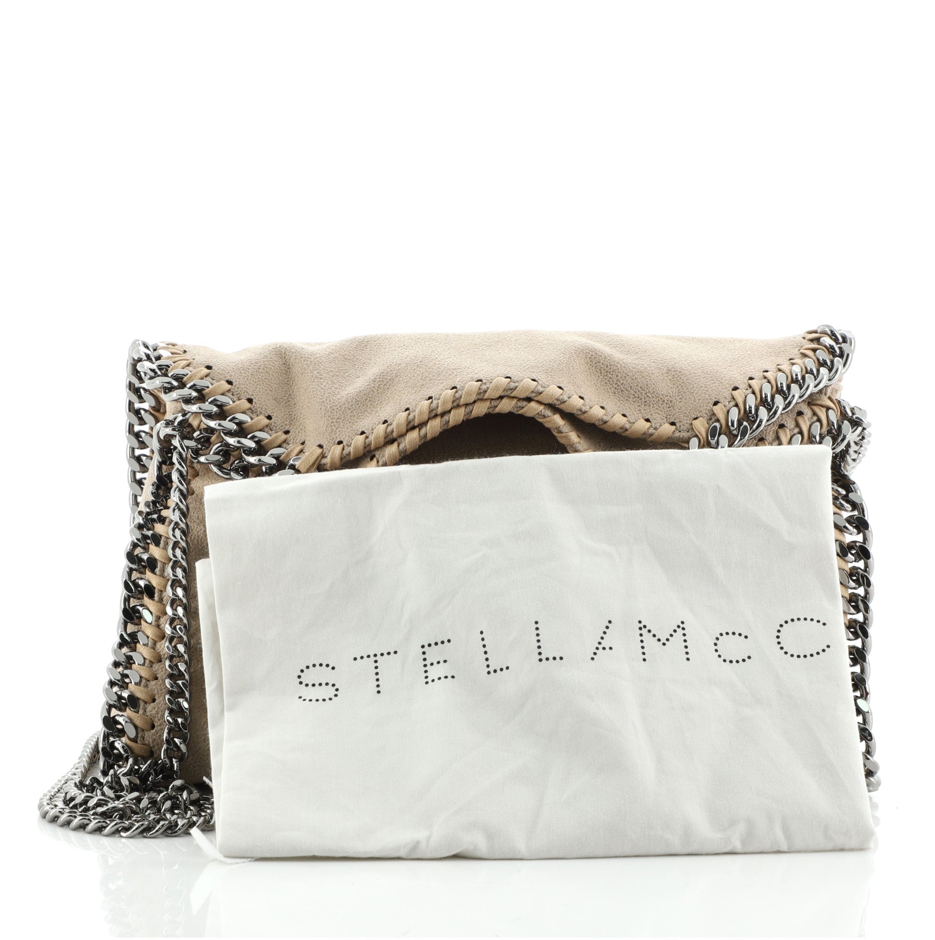 Falabella Fold Over Crossbody Bag Shaggy Deer Mini