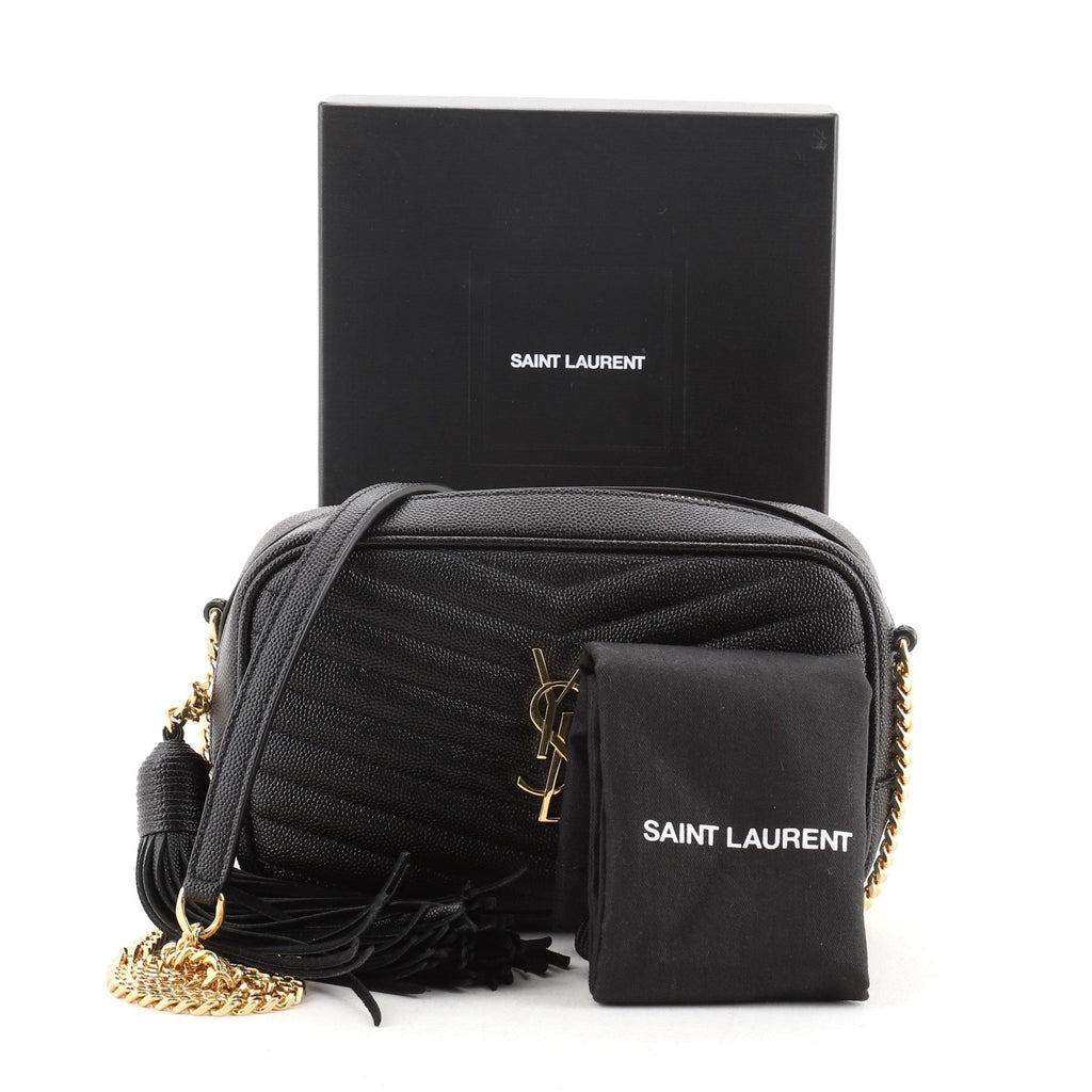 Lou Camera Bag Matelasse Chevron Leather Mini