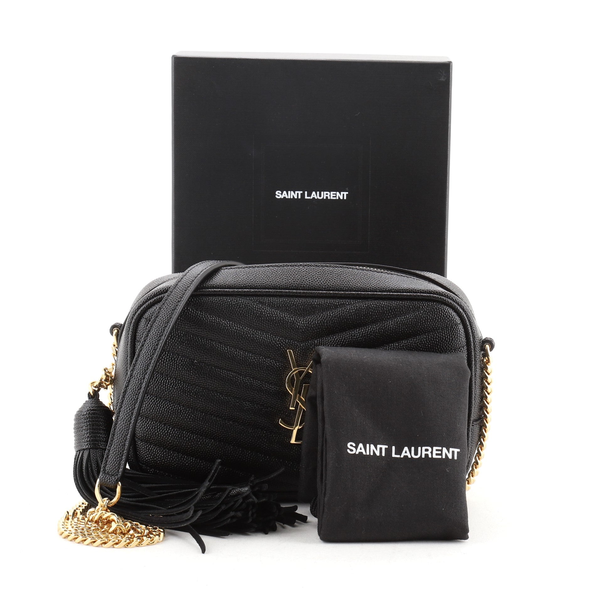 Lou Camera Bag Matelasse Chevron Leather Mini