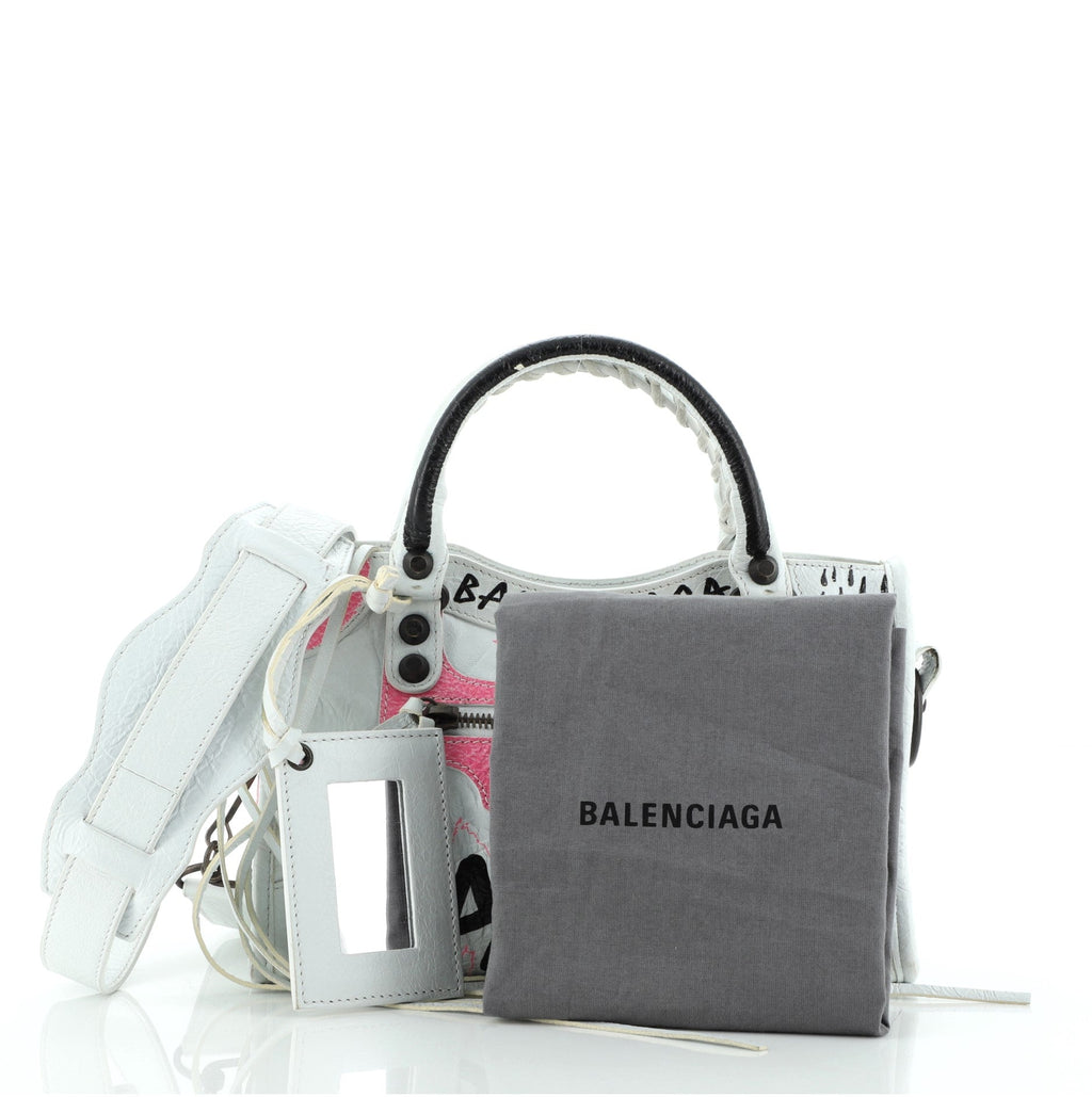 City Graffiti Classic Studs Bag Leather Mini