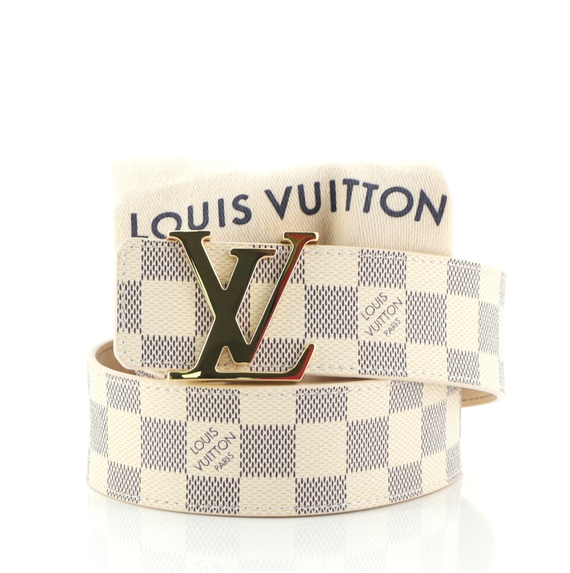 LV Initiales Belt Damier Wide 85
