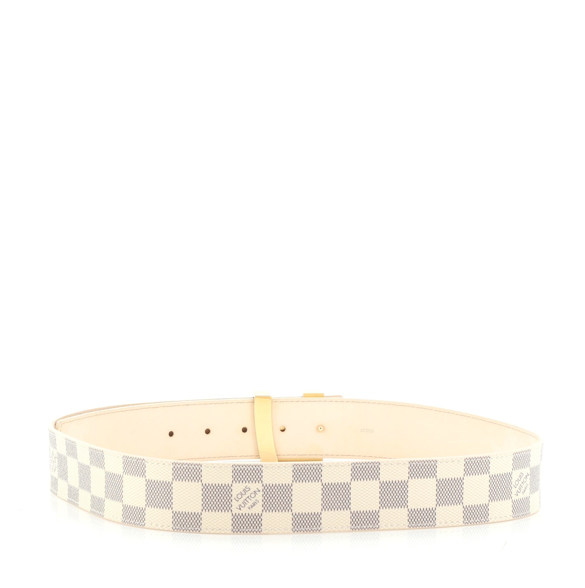 LV Initiales Belt Damier Wide 85