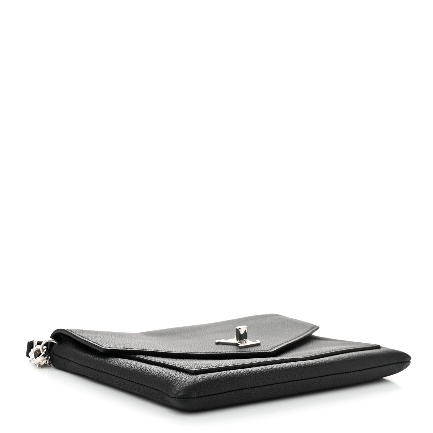 Soft Calfskin My Lockme Chain Pochette Black