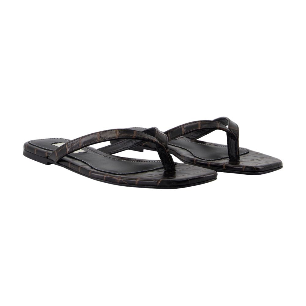 Sandals - TOTEME - Leather - Brown