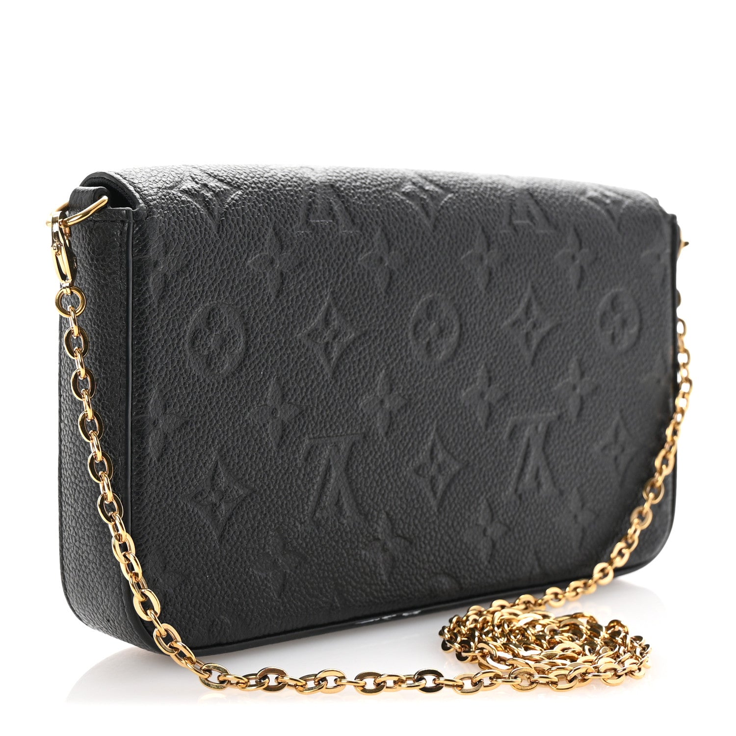 Empreinte Pochette Felicie Chain Wallet Black