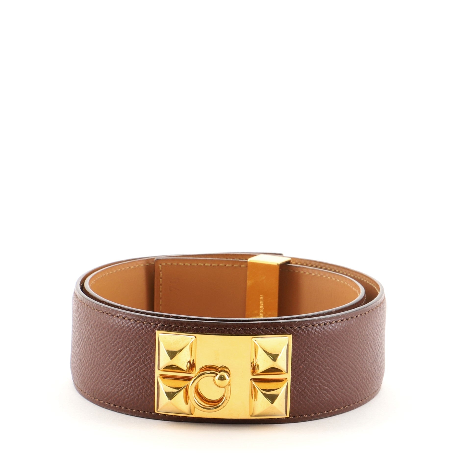 Collier de Chien Belt Leather Wide 70